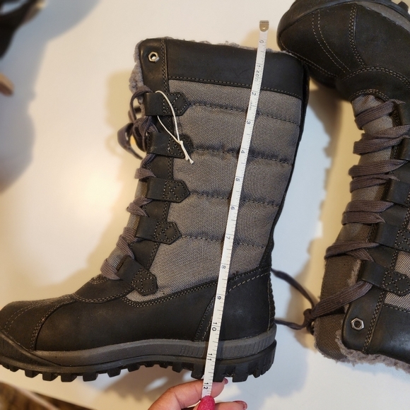 TIMBERLAND Mt. HAYES Women's Tall Waterproof insulated Snow Two Tones size 6 - Picture 3 of 11